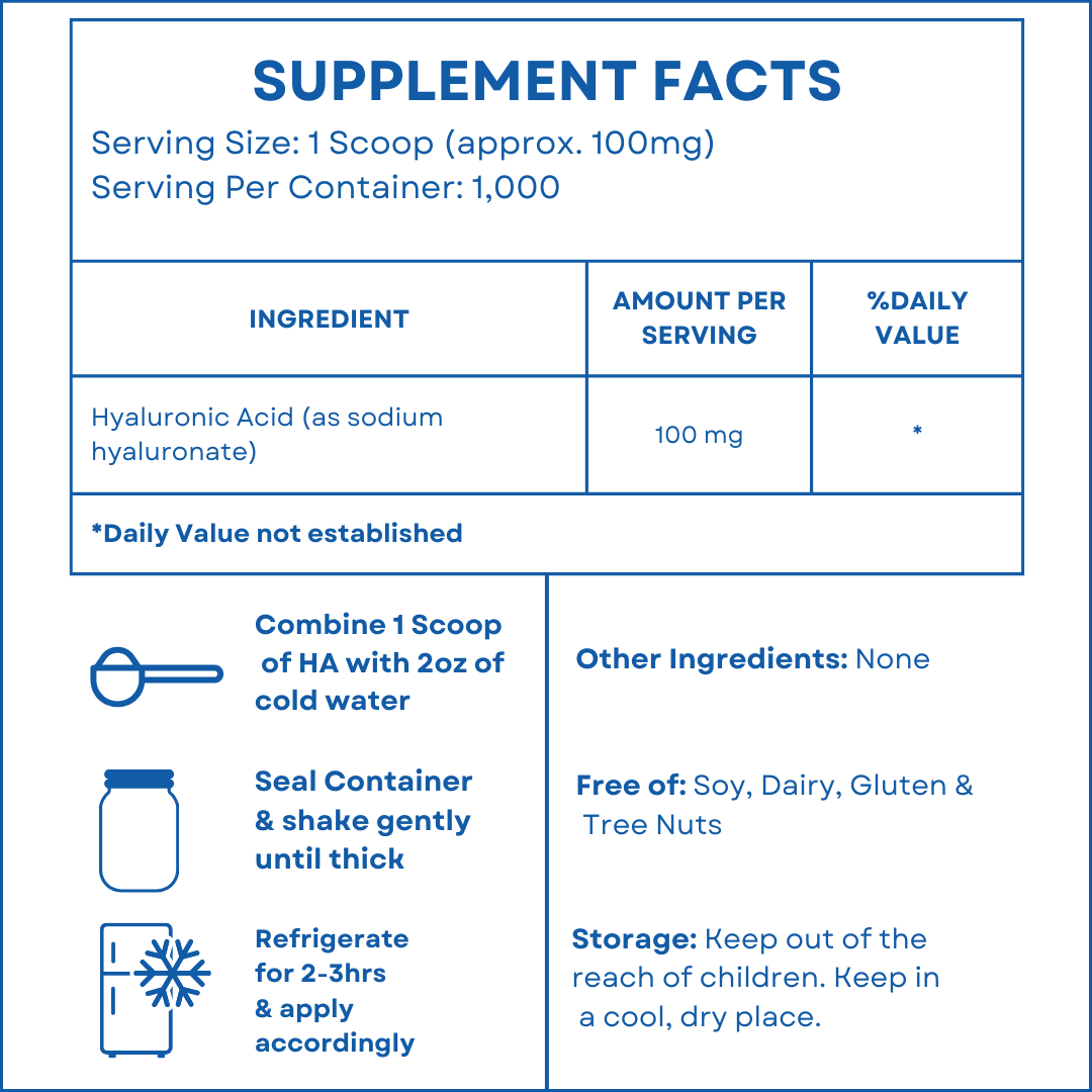 ESSENTRA® Hyaluronic Acid Powder