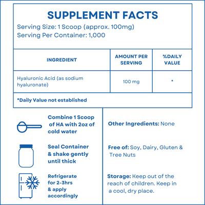 ESSENTRA® Hyaluronic Acid Powder